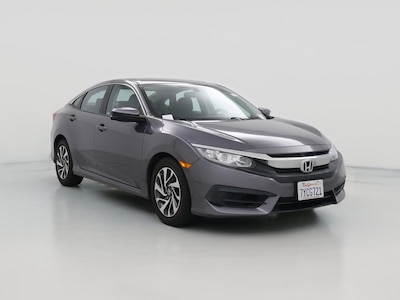 Gray 2017 Honda Civic EX