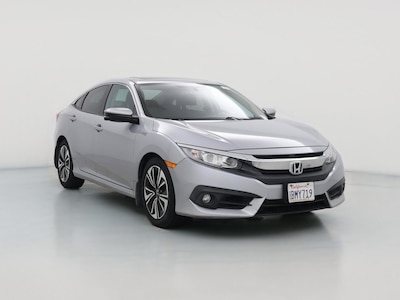 Silver 2017 Honda Civic EX-T