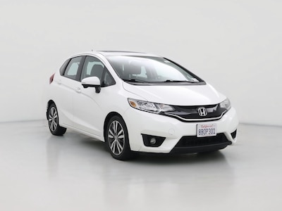 White 2015 Honda Fit EX-L