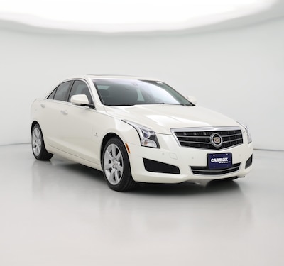White 2014 Cadillac ATS Luxury