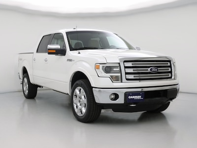 White 2014 Ford F150 Lariat