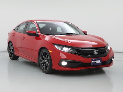 Red 2020 Honda Civic Sport