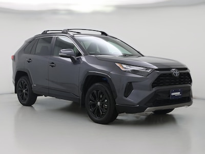 Black 2023 Toyota RAV4 Hybrid SE