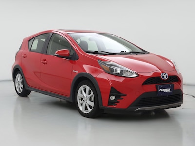Red 2018 Toyota Prius c Four