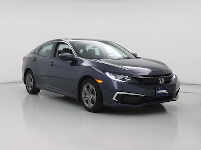 Blue 2021 Honda Civic LX