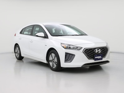 White 2020 Hyundai Ioniq Hybrid Blue