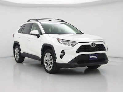 White 2019 Toyota RAV4 XLE Premium