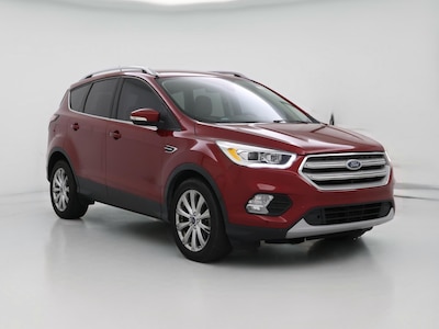 Red 2018 Ford Escape Titanium