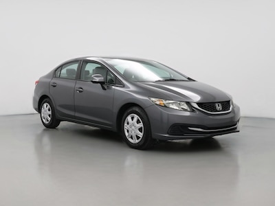 Gray 2013 Honda Civic LX