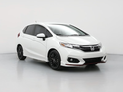 White 2020 Honda Fit Sport