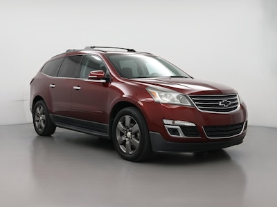 Red 2017 Chevrolet Traverse LT