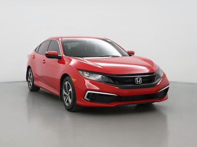 Red 2020 Honda Civic LX