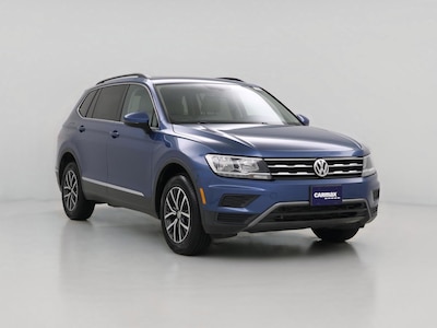 Blue 2020 Volkswagen Tiguan SE R-Line Black