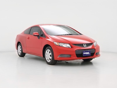 Red 2013 Honda Civic LX