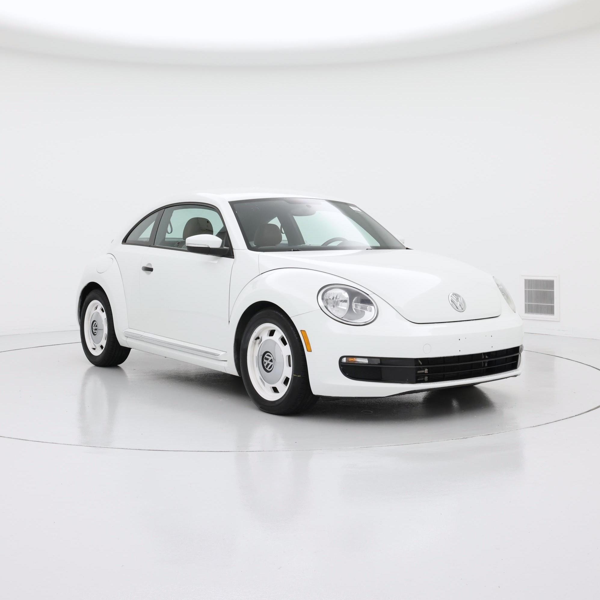 White 2016 Volkswagen Beetle 1.8T S Hatchback Front-Wheel Drive Automatic