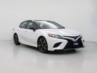 White 2019 Toyota Camry XSE