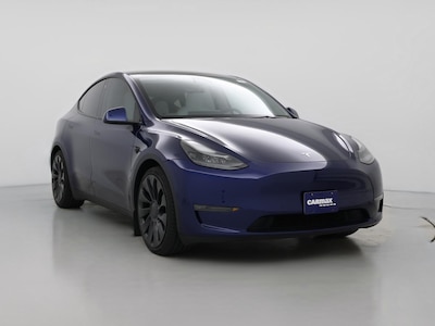 Blue 2022 Tesla Model Y Performance