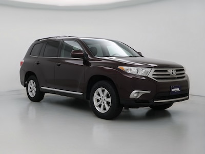 Red 2013 Toyota Highlander SE