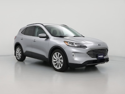 Silver 2022 Ford Escape Hybrid Titanium