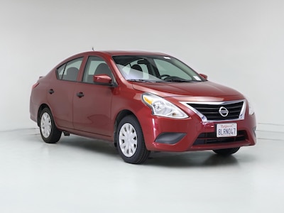Red 2019 Nissan Versa S Plus