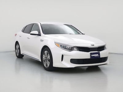White 2018 Kia Optima Plug in Hybrid EX