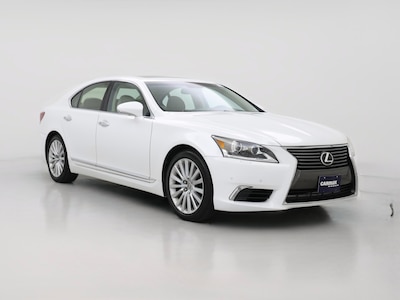 White 2013 Lexus LS 460