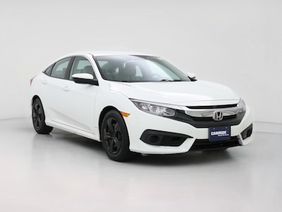 White 2017 Honda Civic LX