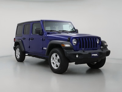 Blue 2019 Jeep Wrangler Unlimited Sport S