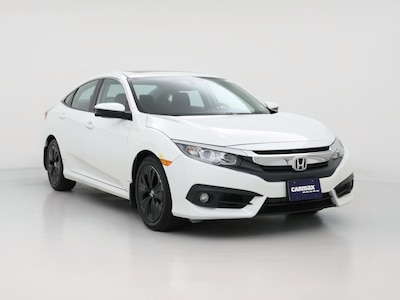 White 2017 Honda Civic EX-T