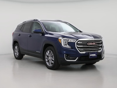 Blue 2022 GMC Terrain SLT