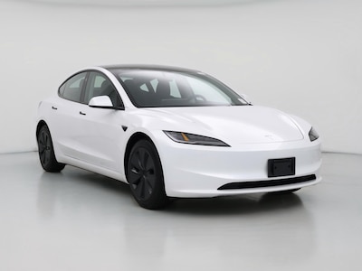 White 2025 Tesla Model 3 Long Range