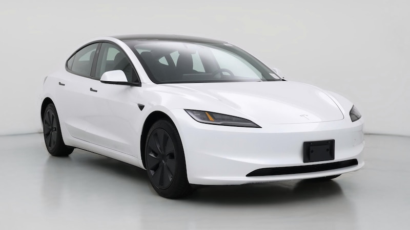 2025 Tesla Model 3 Long Range Hero Image