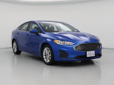 Blue 2020 Ford Fusion SE