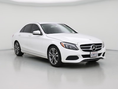 White 2016 Mercedes-Benz C300