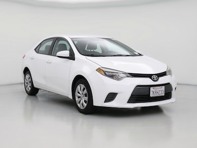 White 2015 Toyota Corolla LE