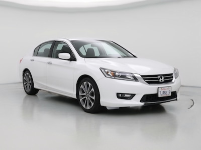 White 2015 Honda Accord Sport