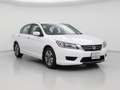 White 2015 Honda Accord LX