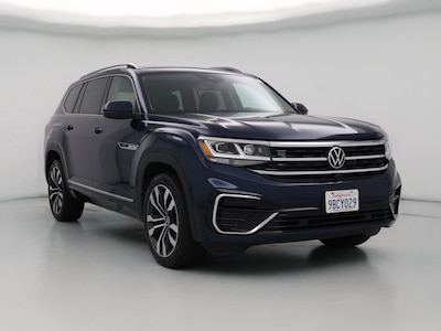 Blue 2022 Volkswagen Atlas SEL Premium R-Line