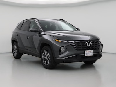Gray 2024 Hyundai Tucson Hybrid Blue