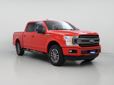 Red 2018 Ford F150 XLT