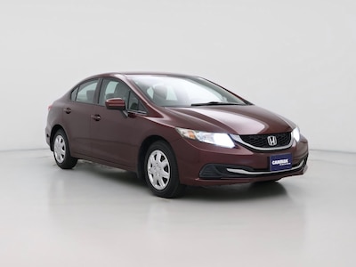 Red 2015 Honda Civic LX