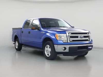 Blue 2014 Ford F150 XLT
