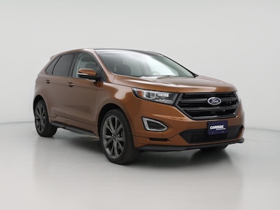 Orange 2017 Ford Edge Sport