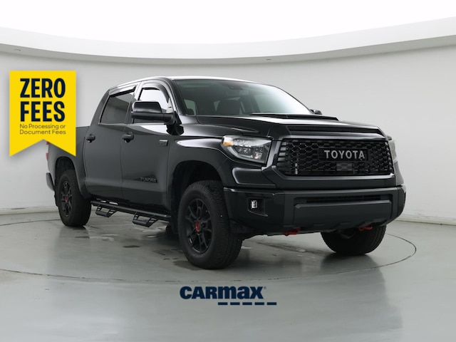 Black 2021 Toyota Tundra TRD Pro CrewMax 4WD Pickup Truck Four-Wheel Drive Automatic