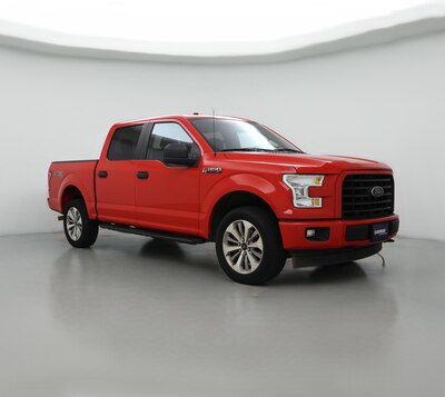 Red 2017 Ford F150 XL