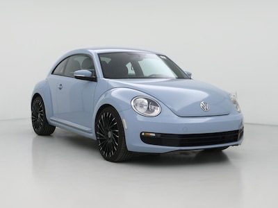Blue 2014 Volkswagen Beetle 1.8T