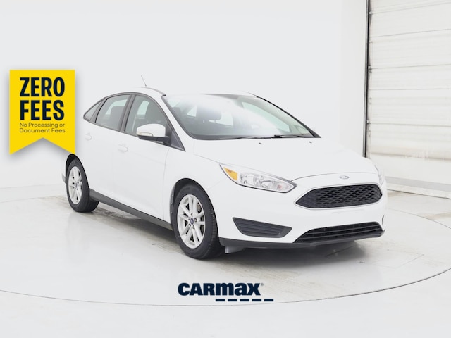 White 2016 Ford Focus Sedan Front-Wheel Drive Automatic