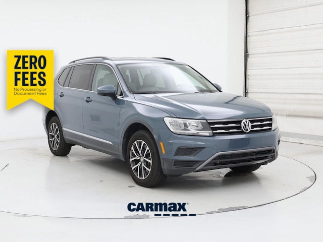 Blue 2020 Volkswagen Tiguan SUV / Crossover Front-Wheel Drive Automatic