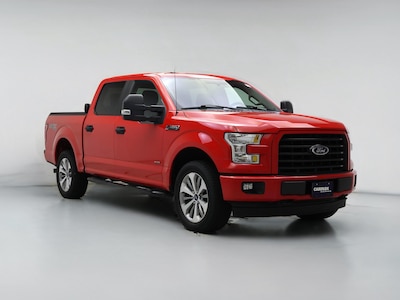Red 2017 Ford F150 XL