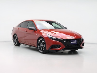 Orange 2022 Hyundai Elantra N Line